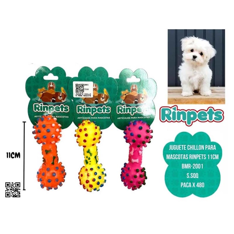 JUGUETE CHILLON PARA MASCOTAS RINPETS 11CM BMR-2001