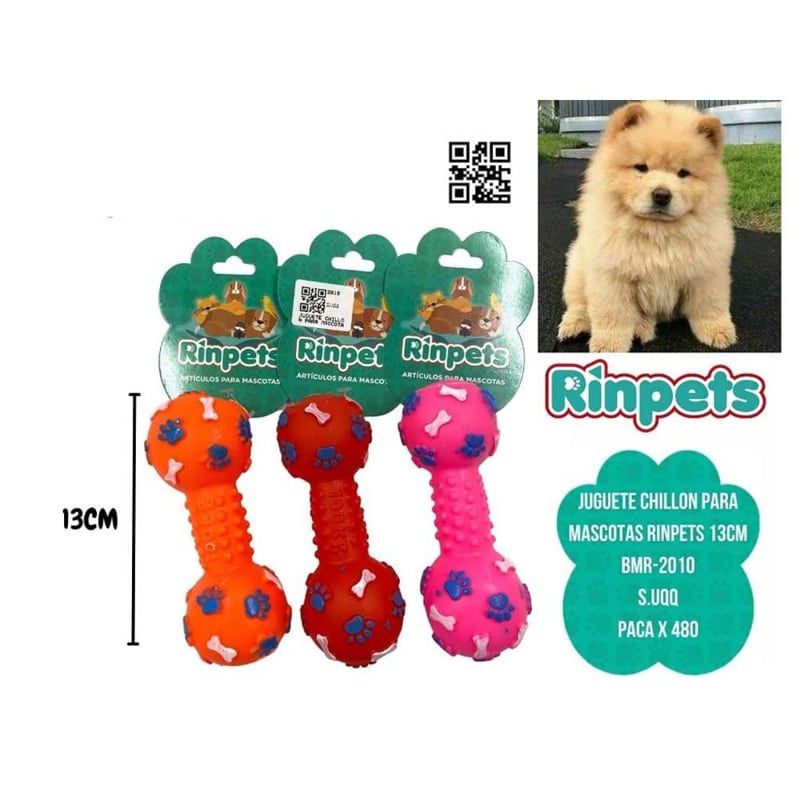 JUGUETE CHILLON PARA MASCOTAS RINPETS 13CM BMR-2010