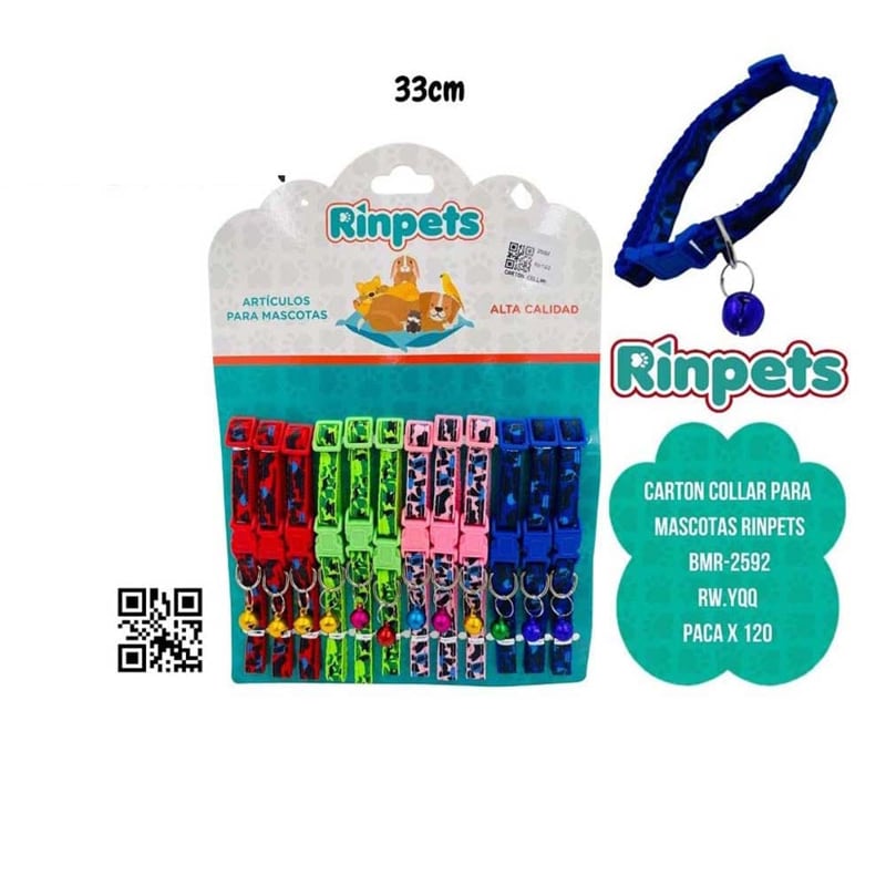 CARTON COLLAR PARA MASCOTAS RINPETS BMR-2592