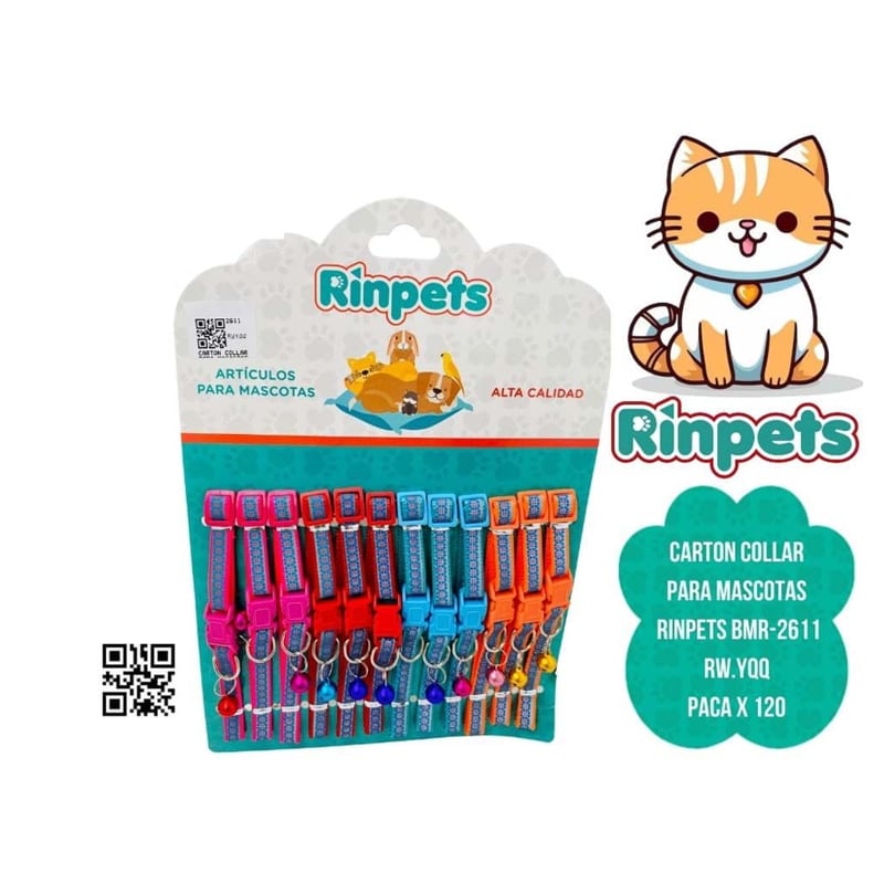 CARTON COLLAR PARA MASCOTAS RINPETS BMR-2611