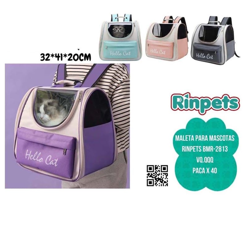 MALETA PARA MASCOTAS RINPETS BMR-2813