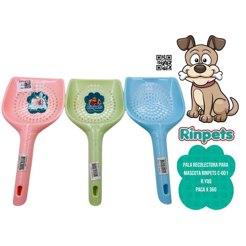 PALA RECOLECTORA PARA MASCOTA RINPETS C-001