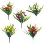 FLORES DECORATIVAS X5: