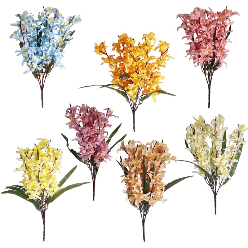 FLORES DECORATIVAS X6: