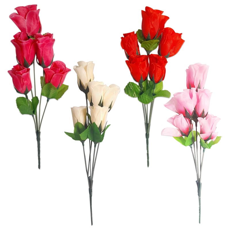 ROSAS SURTIDA DECORATIVA ECO X5: