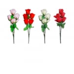 ROSAS SURTIDA DECORATIVA ECO X5: