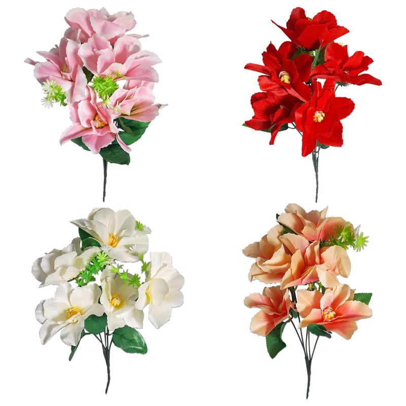 FLORES DECORATIVAS X5: