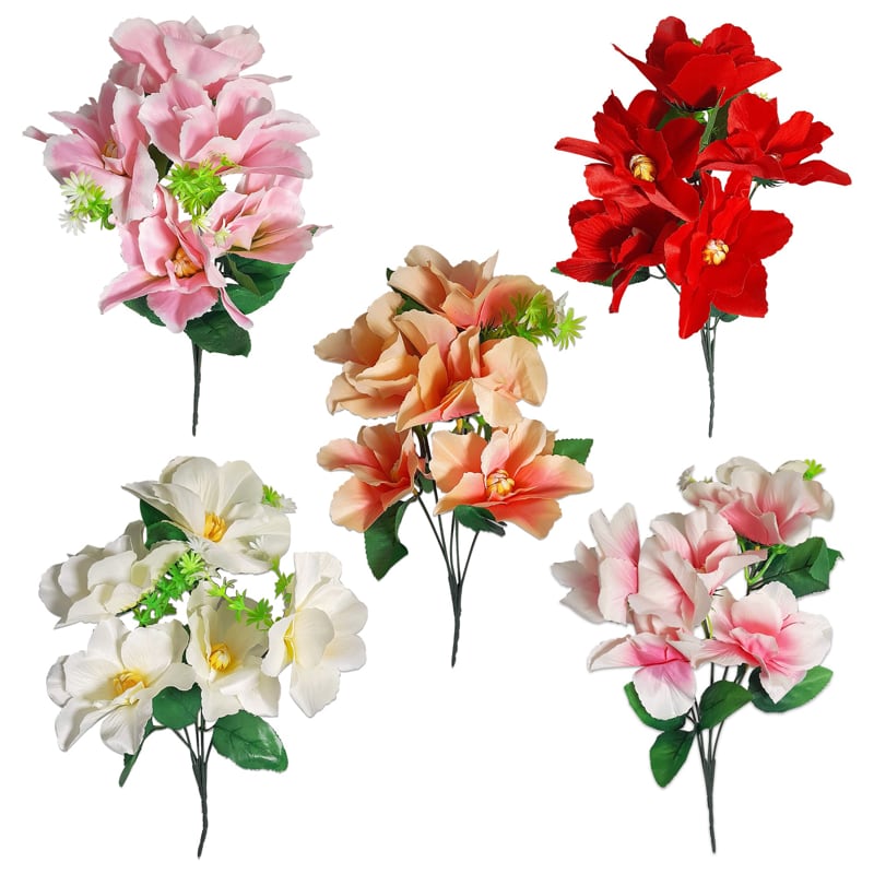 FLORES DECORATIVAS X5: