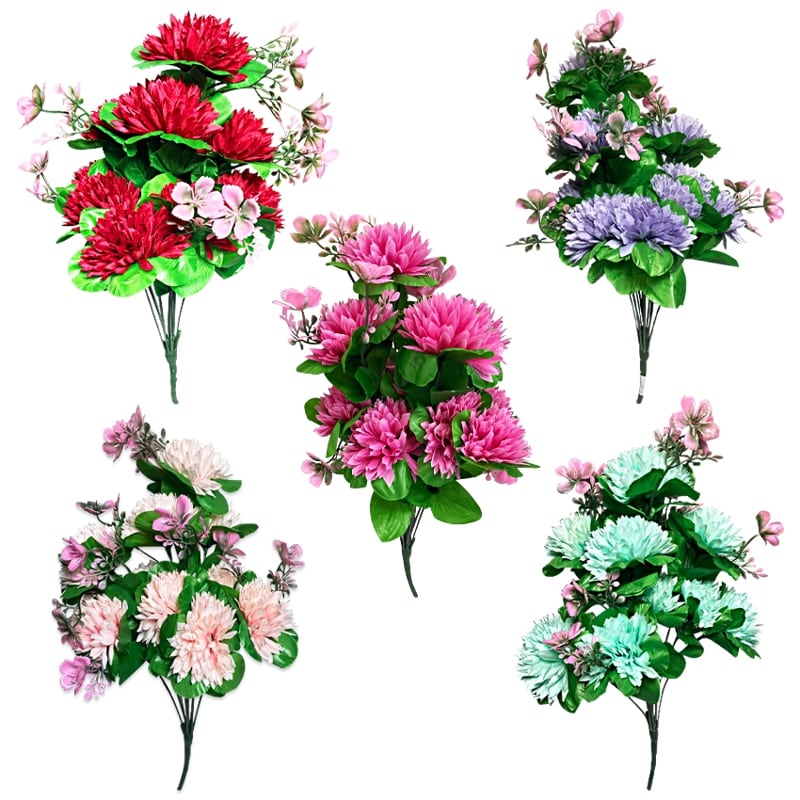 FLORES DECORATIVAS X10: