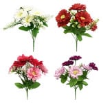 FLORES DECORATIVAS X6: