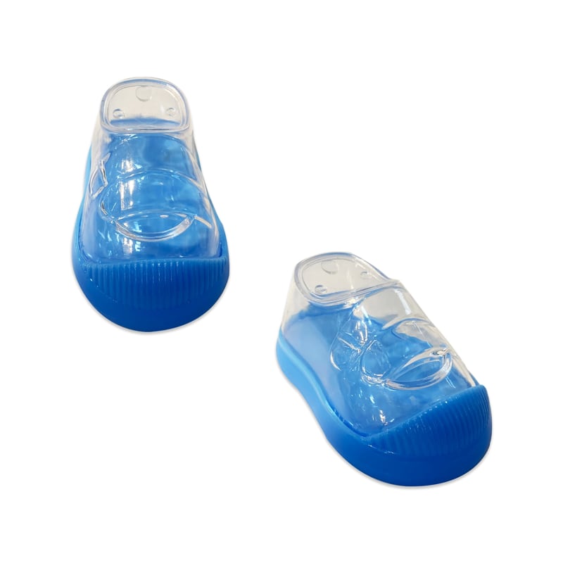 RECORDATORIO ZAPATITO BABY SHOWER AZUL (PQTX12)