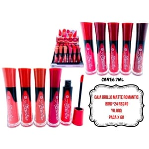 CAJA BRILLO MATTE ROMANTIC BIRD*24 RB249