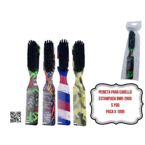 PEINETA PARA CABELLO ESTAMPADA BMR-2905