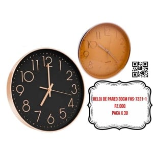 RELOJ DE PARED 30CM 7321