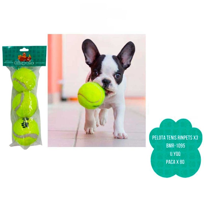 PELOTA TENIS RINPETS X3 BMR-1095