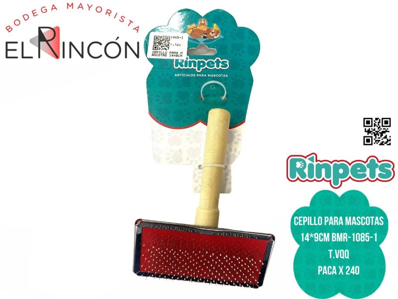 CEPILLO PARA MASCOTAS 11.5*9CM BMR-1085-1