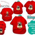 CAMISETA PARA MASCOTAS ESTAMPADA RINPETS BMR-2837