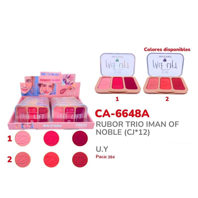 RUBOR TRIO IMAN OF NOBLE (CJ*12) 6648A