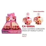 CAJA SOMBRA CORAZON IMAN OF NOBLE*12PCS 6669A