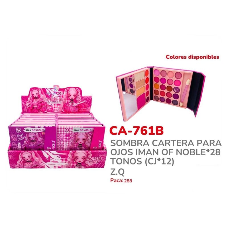 SOMBRA CARTERA PARA OJOS IMAN OF NOBLE*28 TONOS 761B (CJ*12)