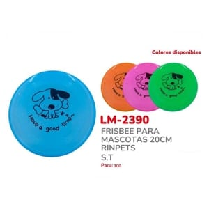 FRISBEE PARA MASCOTAS 20CM RINPETS BMR-2390