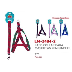 LASO COLLAR PARA MASCOTAS 2CM RINPETS BMR-2484-2