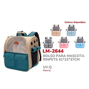 BOLSO PARA MASCOTA RINPETS 41*22*37CM BMR-2644