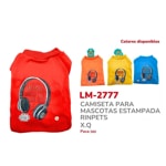 CAMISETA PARA MASCOTAS ESTAMPADA RINPETS BMR-2777