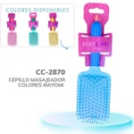 CEPILLO MASAJEADOR COLORES MAYOMI BMR-2870