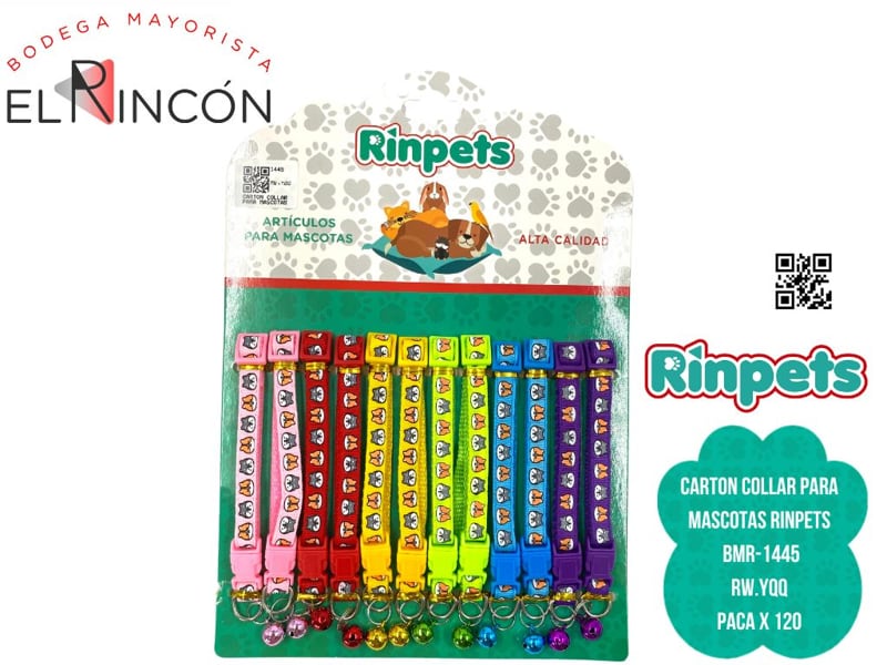 CARTON COLLAR PARA MASCOTAS RINPETS BMR-1445