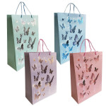 BOLSA DE REGALO MARIPOSAS  (PQX12)