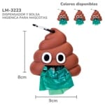 DISPENSADOR Y BOLSA HIGIENICA PARA MASCOTAS RINPETS BMR-3223