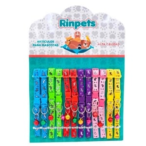 CARTON COLLAR PARA MASCOTAS*12 RINPETS 1.0CM BMR-3323