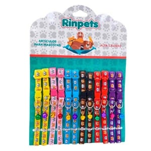 CARTON COLLAR PARA MASCOTAS*12 RINPETS 1.0CM BMR-3325