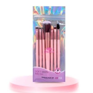 SET DE BROCHA Y PINCELES PARA COSMETICOS*7PCS BMR-4456