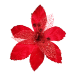 FLOR NAVIDEÑA ROJA 40CM X 30CM(BDJAX144)