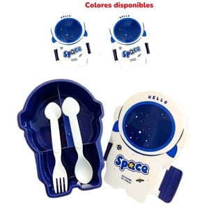 LONCHERA ASTRONAUTA 14.5*19*7.5cm BMR-4324
