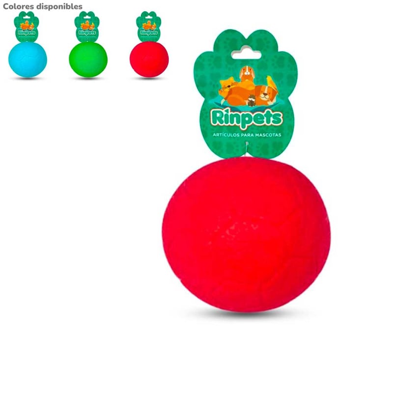 JUGUETE PELOTA PARA MASCOTAS DURO 7cm BMR-3216