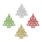 ADORNO PIN ARBOL NAVIDEÑO X4