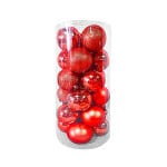 BOLAS NAVIDEÑAS ROJA X24