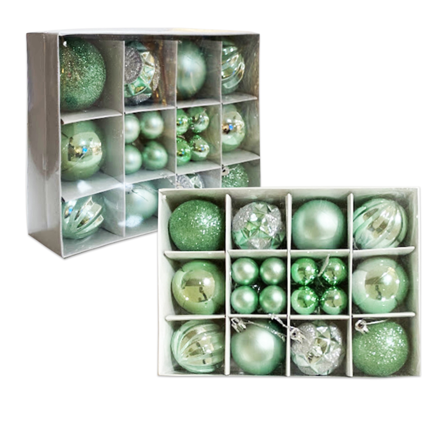 BOLAS NAVIDEÑAS X26 VERDE