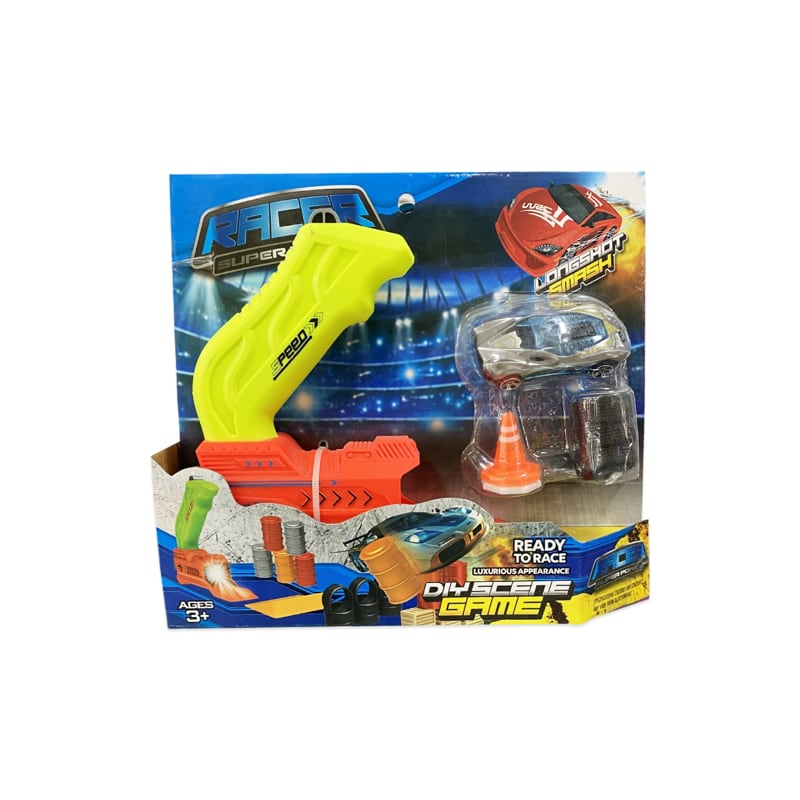 SET JUEGO LANZA CARROS EN CAJA