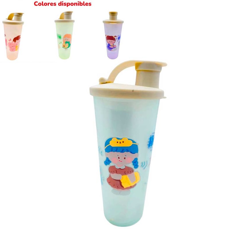 VASO ESTAMPADO CON TAPA 300ml 19002133