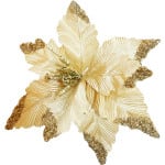 FLOR NAVIDEÑA DORADA(BDJX72)