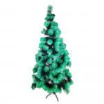 ARBOL NAVIDEÑO ERIZO VERDE OSCURO PUNTAS VERDES CLARAS 180MTS