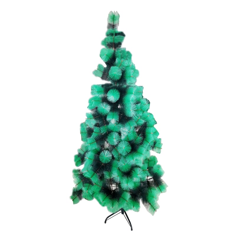 ARBOL NAVIDEÑO ERIZO VERDE OSCURO PUNTAS VERDES CLARAS 180MTS
