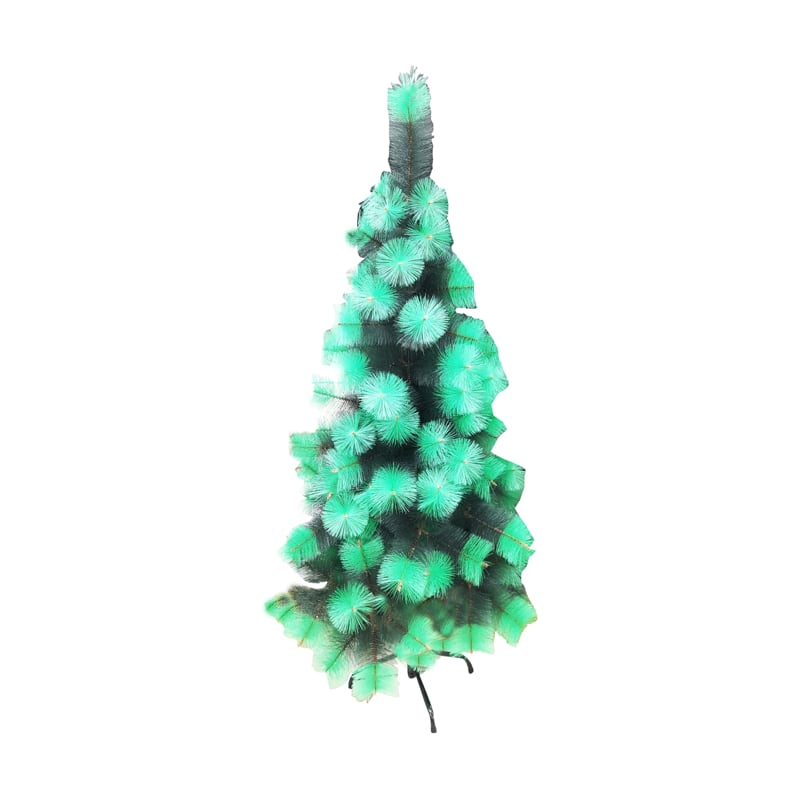 ARBOL NAVIDEÑO ERIZO VERDE OSCURO PUNTAS VERDES CLARAS 150MTS