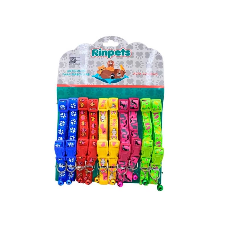 CARTON COLLAR PARA MASCOTAS*10 RINPETS 1.5CM BMR-3338