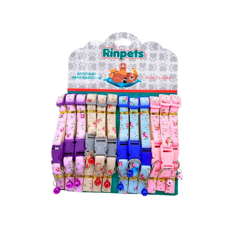 CARTON COLLAR PARA MASCOTAS*12 RINPETS 1.5CM BMR-3340