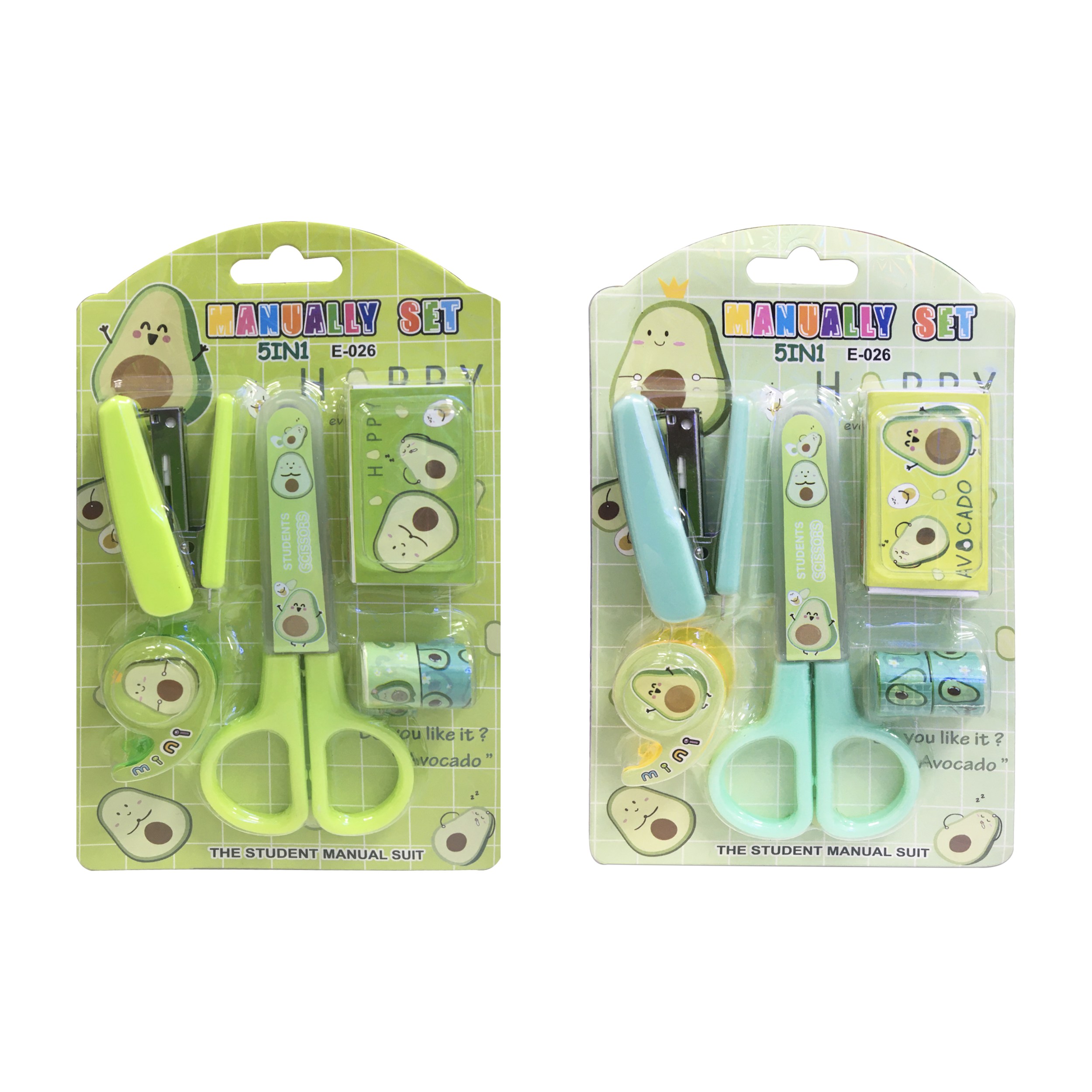 SET ESCOLAR AGUACATE X5 (CJX20)